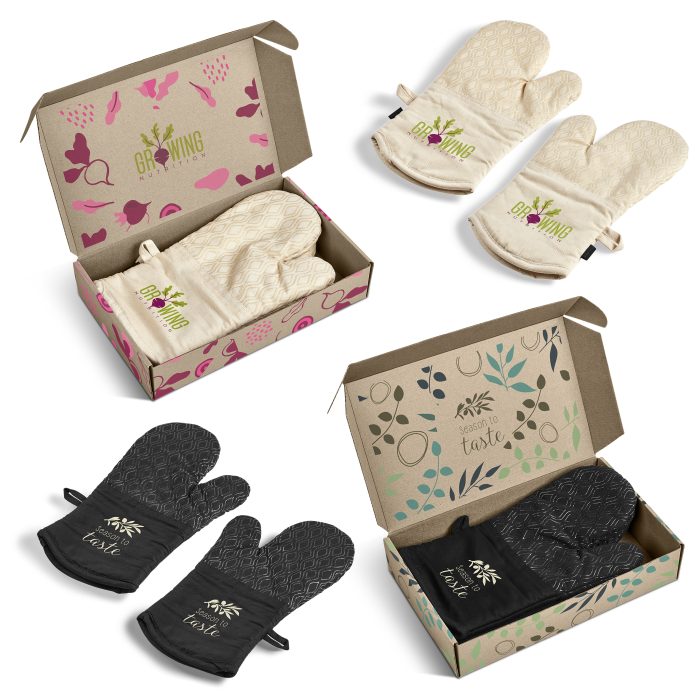 Serendipio Tanoreen Oven Glove Pair in Gift Box