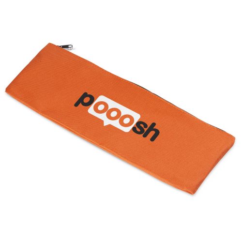 Varsity Maxi Pencil Case - Orange