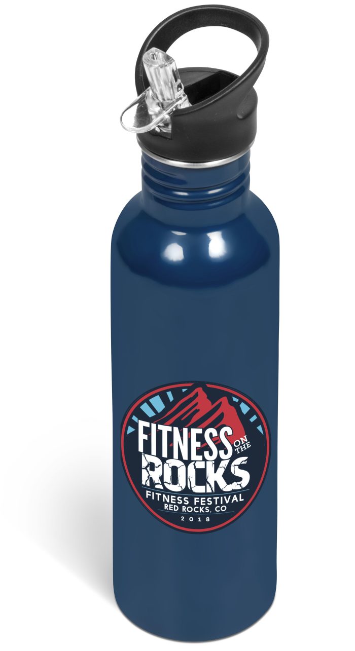 Ventura Stainless Steel Water Bottle – 750ml - Navy