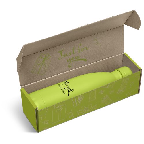 Wahoo Bottle in Bianca Custom Gift Box - Lime