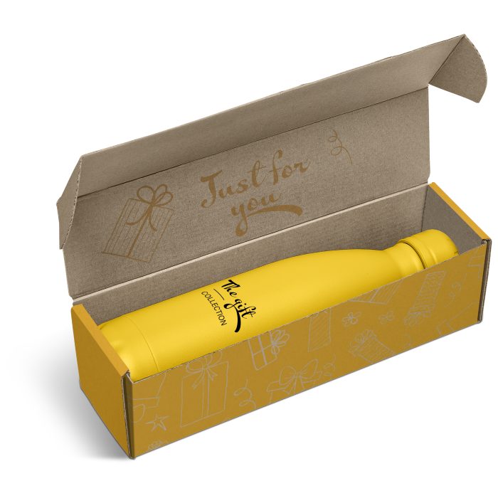 Wahoo Bottle in Bianca Custom Gift Box - Yellow