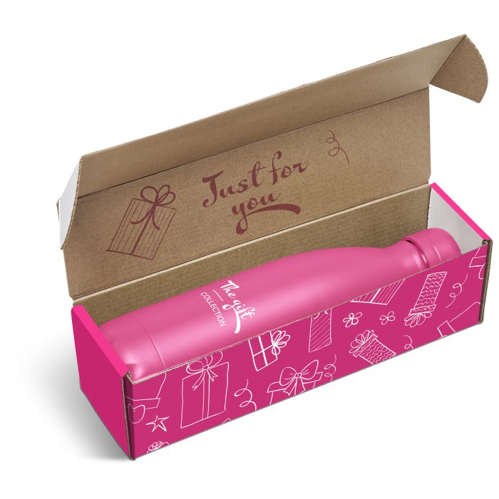 Wahoo Bottle in Megan Custom Gift Box - Pink