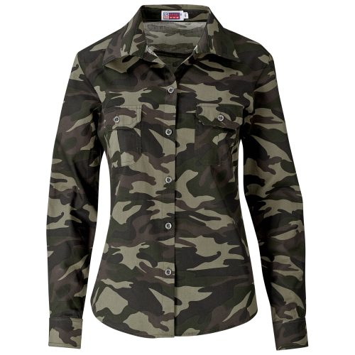 Ladies Long Sleeve Wildstone Shirt - Camouflage