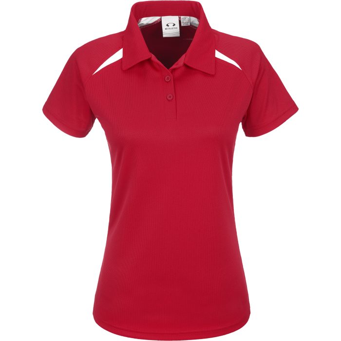 Ladies Splice Golf Shirt - Red