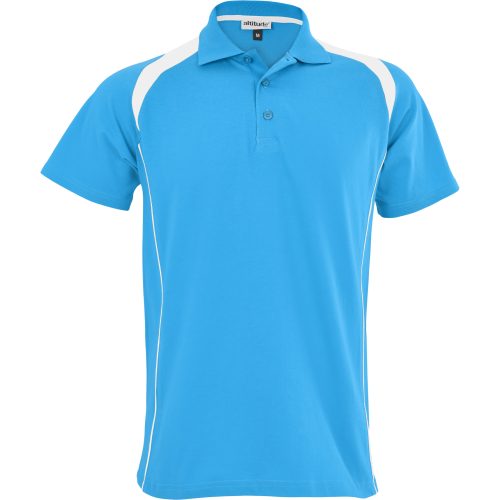 Mens Infinity Golf Shirt - Cyan