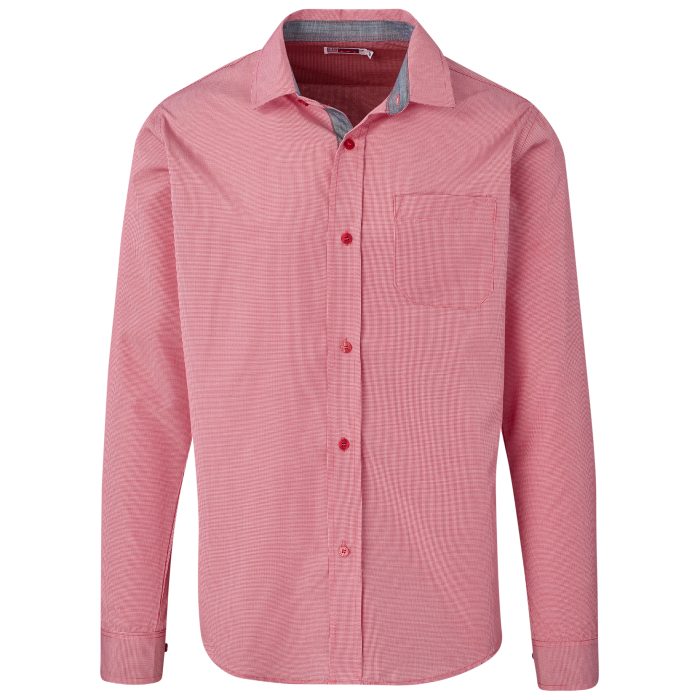 Mens Long Sleeve Coventry Shirt - Red