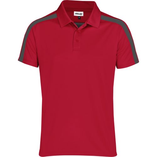 Mens Nautilus Golf Shirt - Red