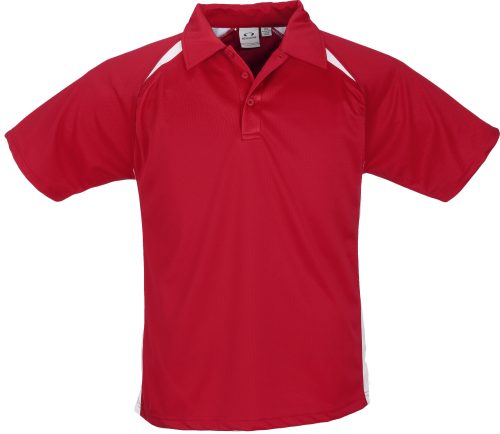 Mens Splice Golf Shirt - Red