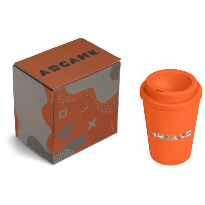 Americana Tumbler in Bianca Custom Gift Box - Orange