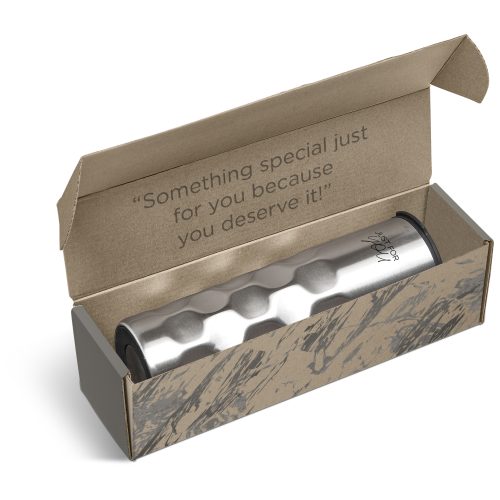 Meteor Tumbler in Bianca Custom Gift Box - Silver