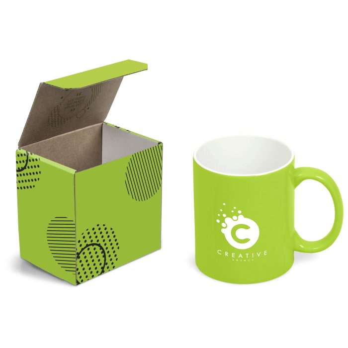 Omega Mug in Megan Custom Gift Box - Lime