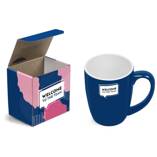 Payton Mug in Megan Custom Gift Box - Navy