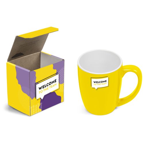 Payton Mug in Megan Custom Gift Box - Yellow