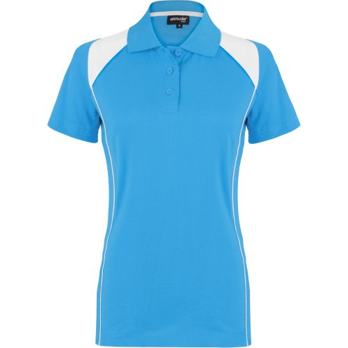 Ladies Infinity Golf Shirt - Cyan