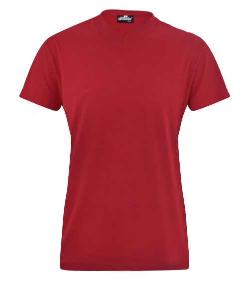 Ladies Vital 160 V-Neck T-Shirt - Red