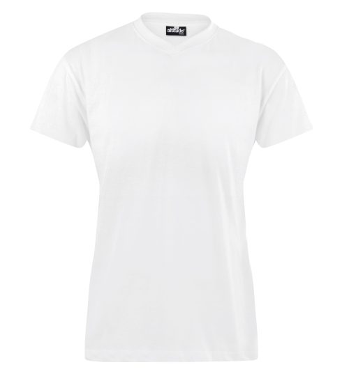 Ladies Vital 160 V-Neck T-Shirt - White