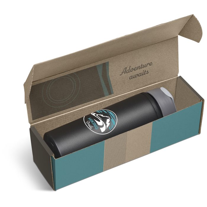 Nautilus Bottle in Bianca Custom Gift Box - Gun Metal