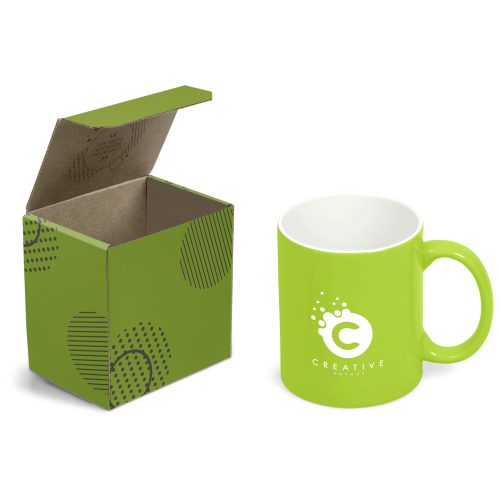 Omega Mug in Bianca Custom Gift Box - Lime