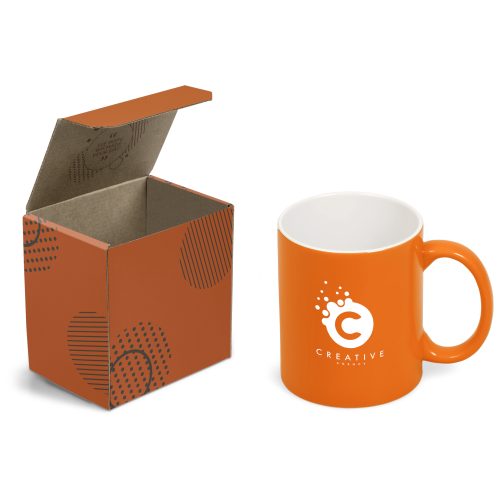 Omega Mug in Bianca Custom Gift Box - Orange