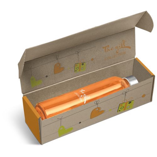 Pura Bottle in Bianca Custom Gift Box - Orange